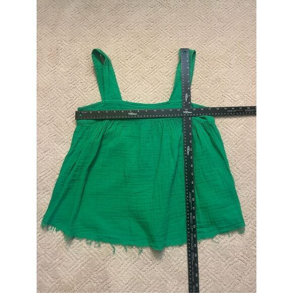 Stark X Gauze Cotton Green Tank - Picture 2 of 6